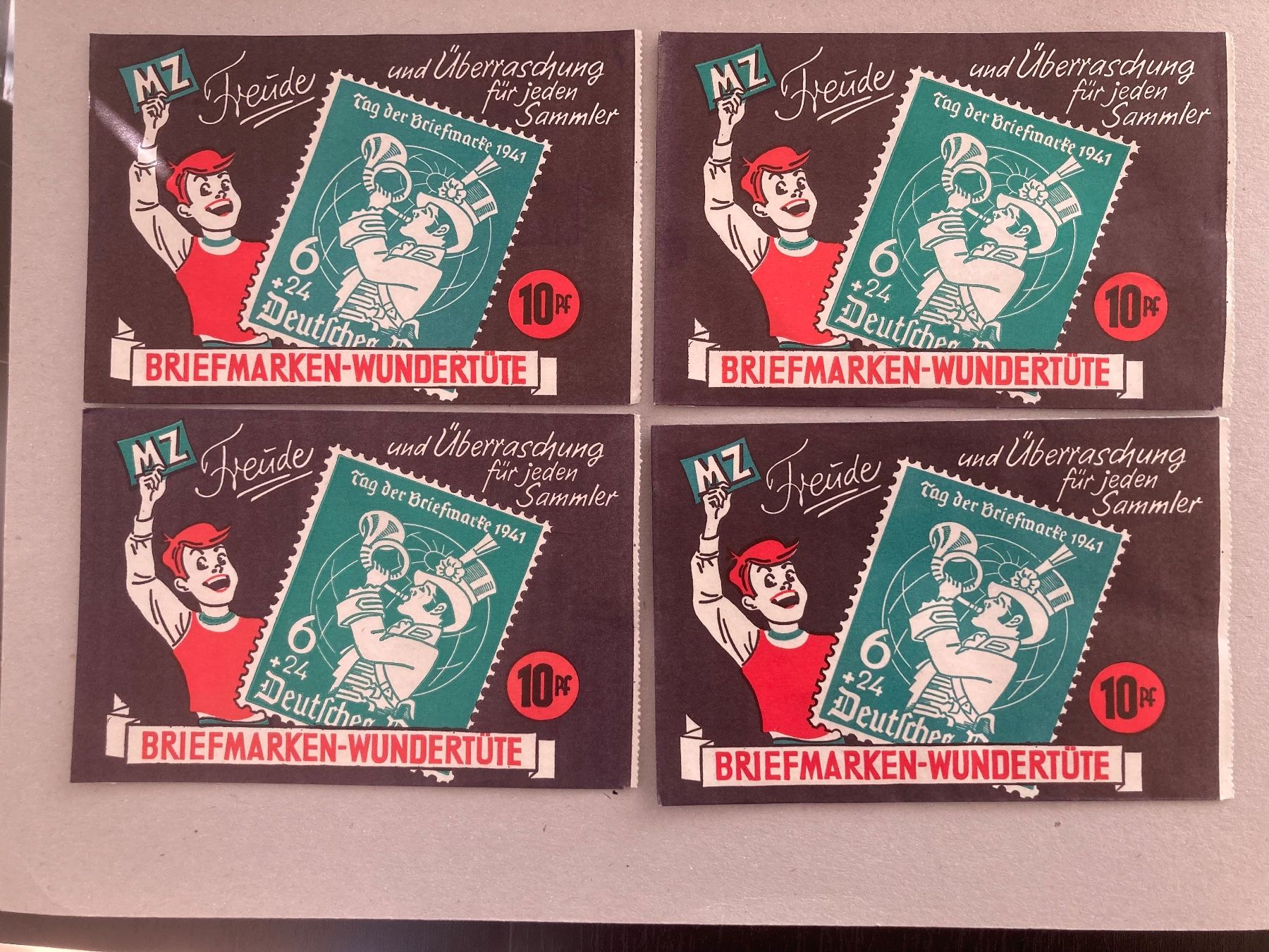 Tutti i francobolli: Deutschland, Briefmarkenwundertüte, – Nuovo e nell'imballaggio originale da Domat/Ems venduto da Lareina2015