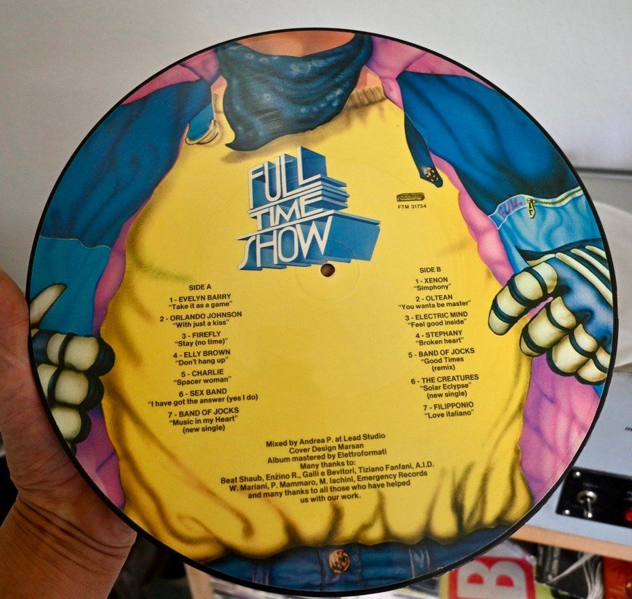 Dischi in vinile: PICTURE DISC Various - Full Time Show ITALO DISCO – Usato da Pfaffhausen venduto da mono_rec 1