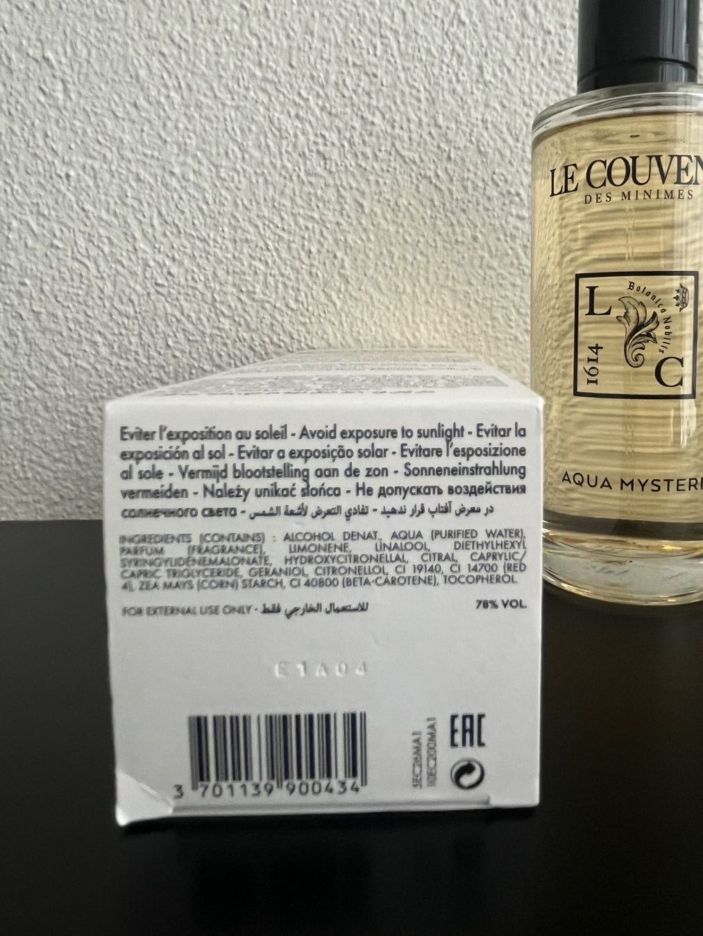 Profumi & Eau de Toilette: Le Couvent - Aqua Mysteri - 200ml Eau de Cologne – Nuovo (secondo la descrizione) da Luzern venduto da eli_5xnv 1