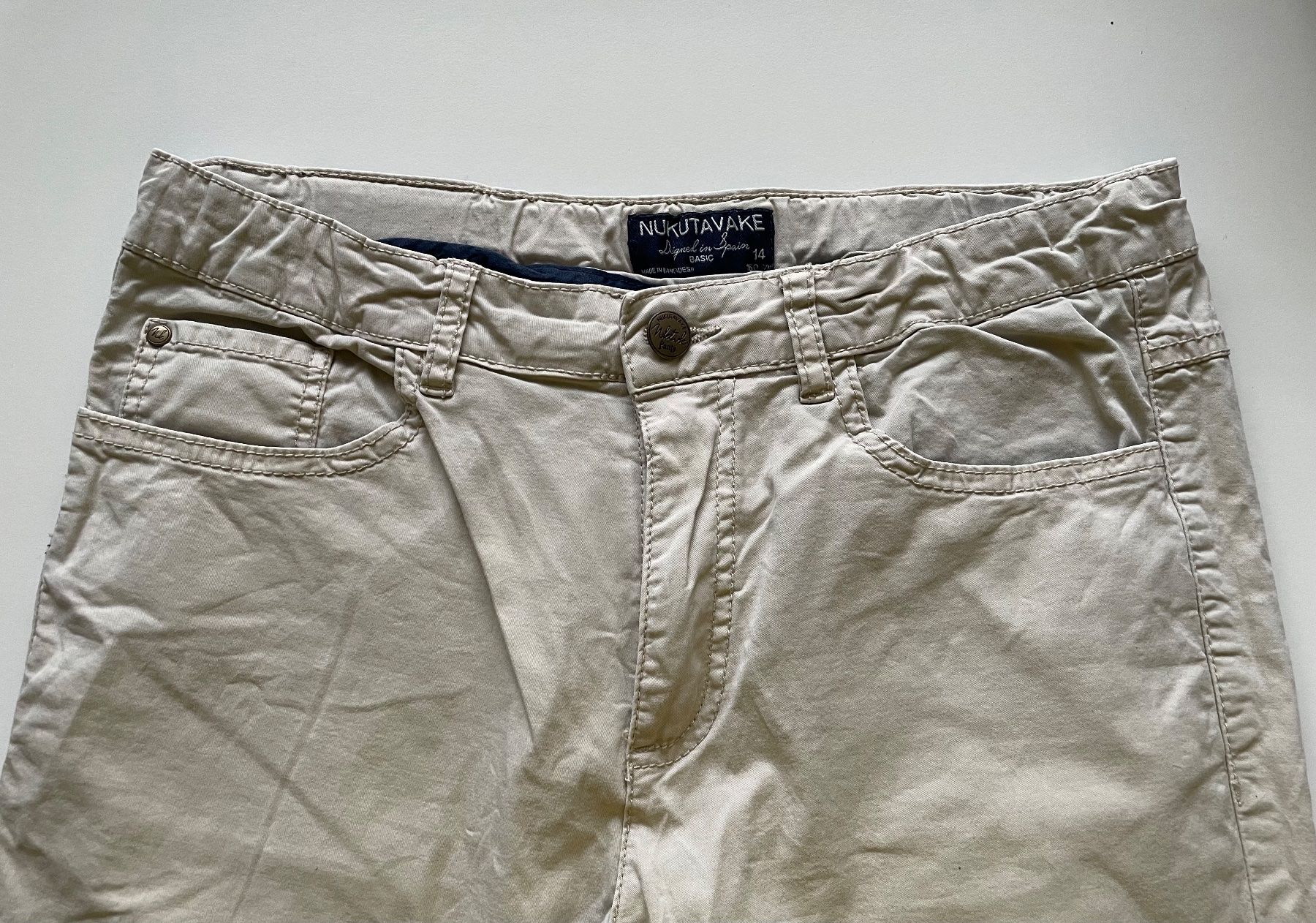 Pantaloni: Nukutavake Basic Hose, beige, Gr. 160, Neu! – Nuovo (secondo la descrizione) da Winterthur venduto da crave 3