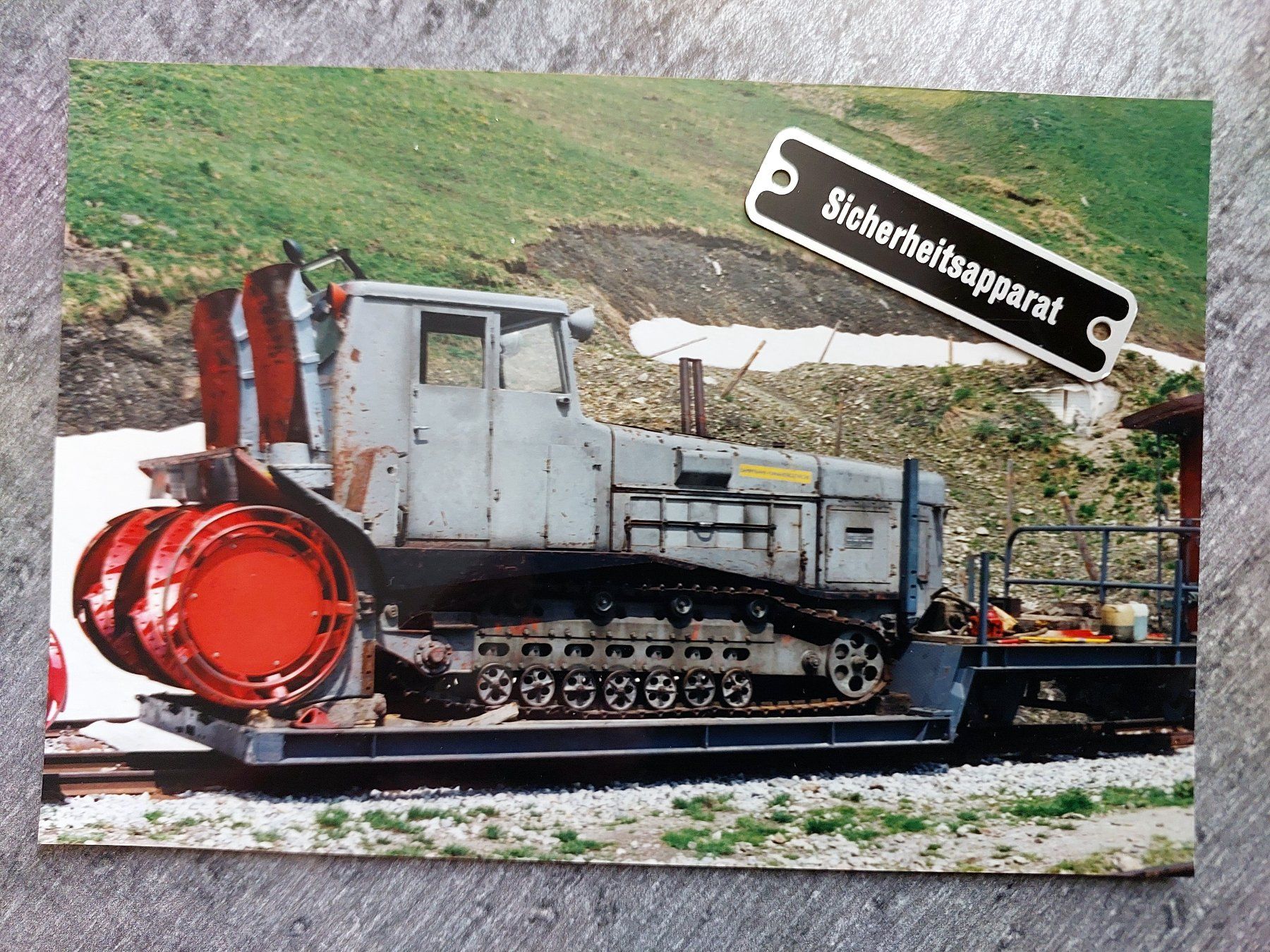 Ansichtskarten: FO/DFB Schneefräse - Foto – Gebraucht aus Schönenwerd von Steidi