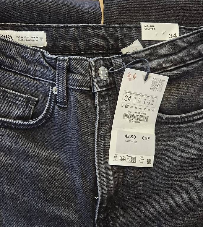 Zara Jeans: Jean Zara Crop Flare – Usato da St-Légier-Chiésaz venduto da Lnomade 1