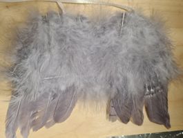 ENGELSFLÜGEL silbergrau zum Basteln