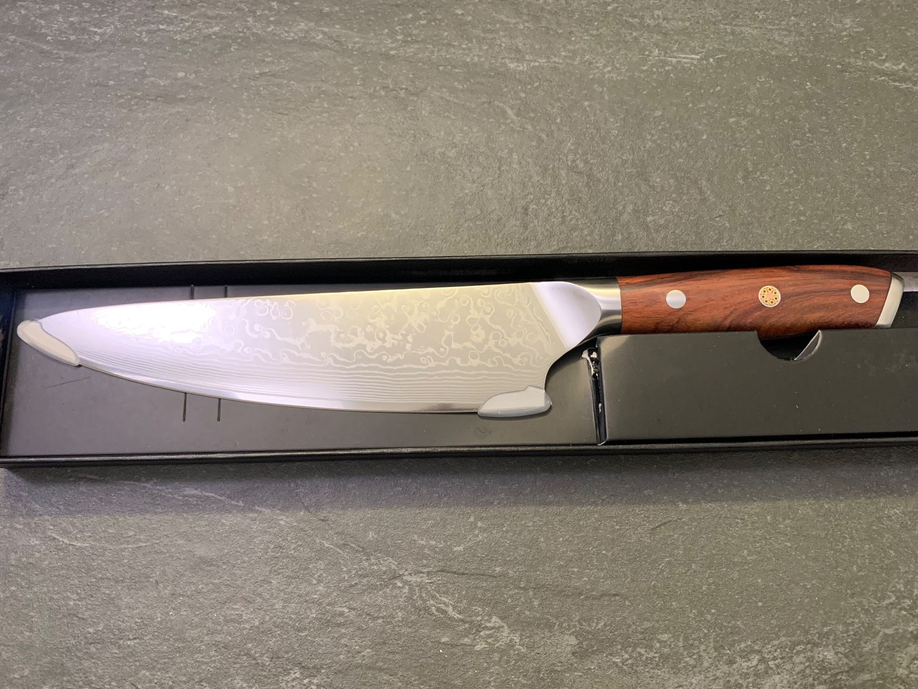 Coltelli da cucina: Küchenmesser mit Holzgriff – Nuovo e nell'imballaggio originale da Aarburg venduto da 2..0