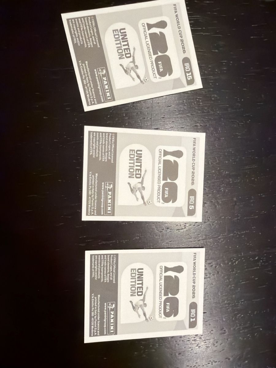 Panini Cartes à collectionner: Panini irq – Neuf (Voir description) à St. Moritz par Matt18ia