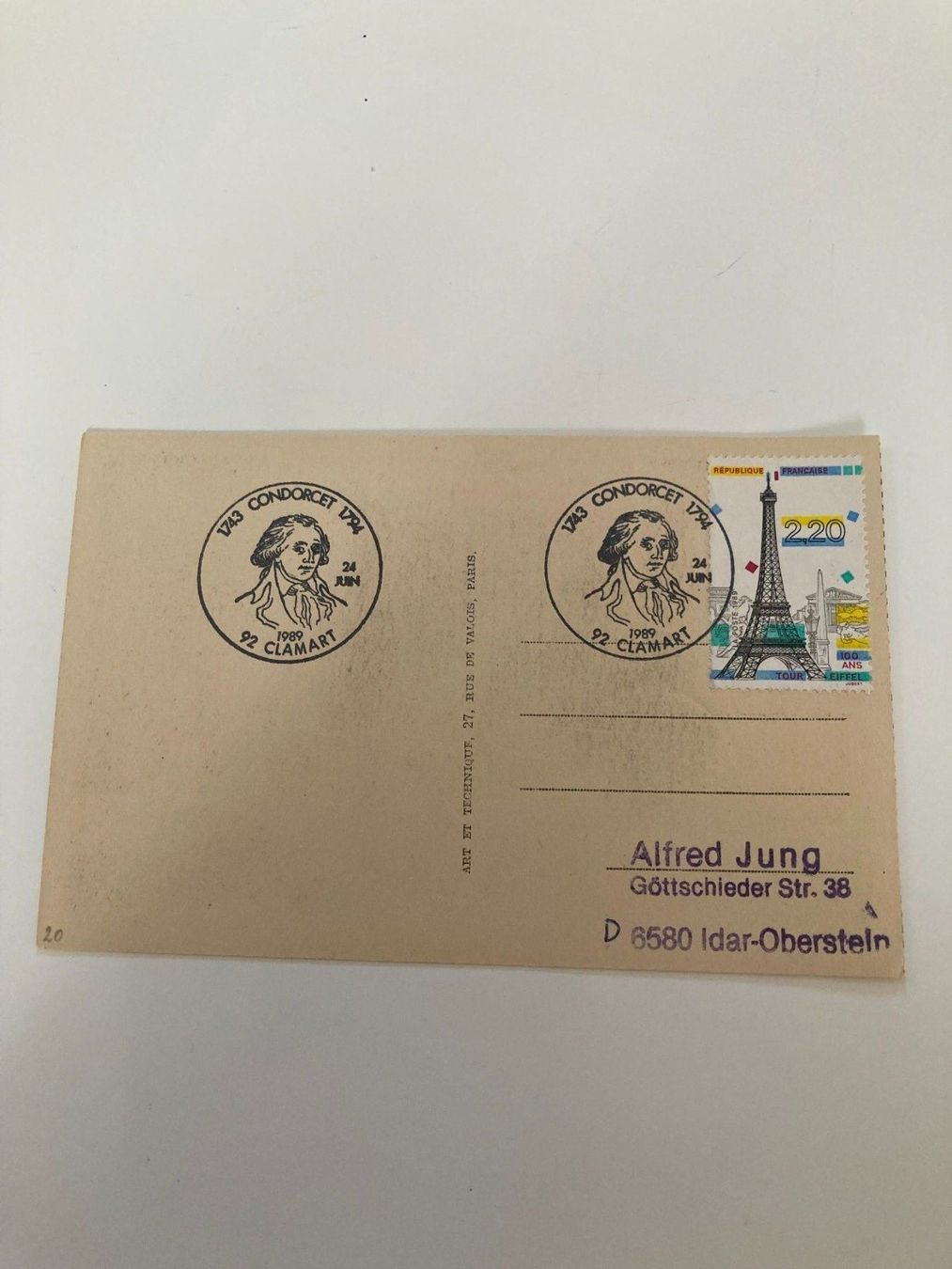 Ansichtskarten: Carte Postale France Paris – Gebraucht aus Bassecourt von CALUMET-X 1