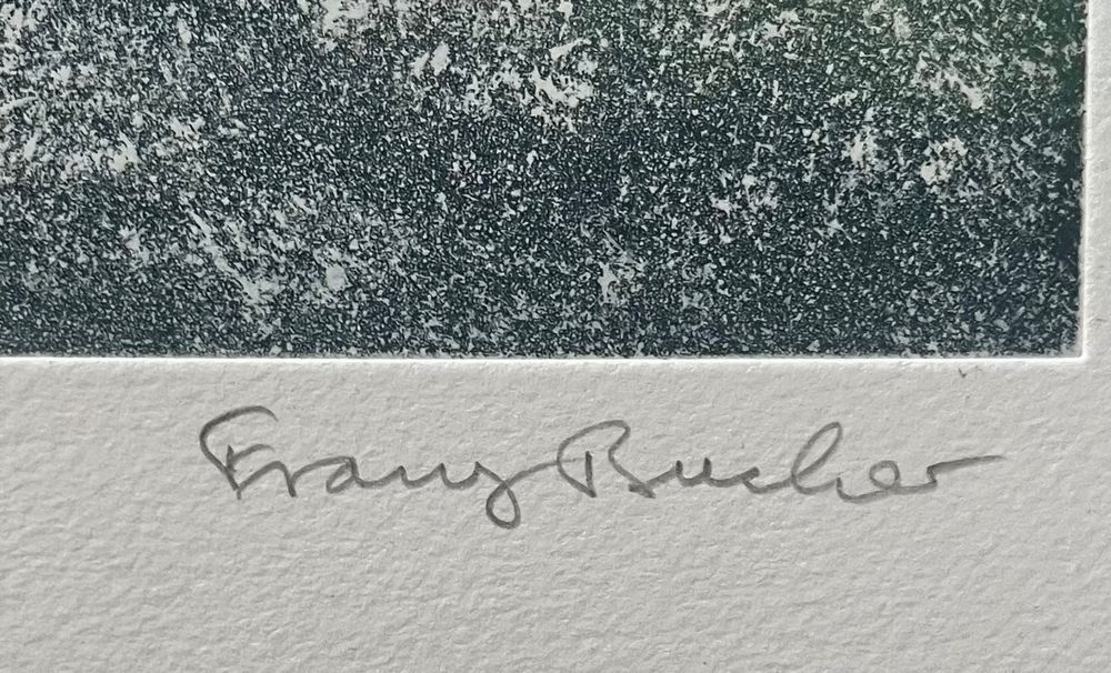 Grafiken & Lithographien: FRANZ BUCHER RADIERUNG SIGNIERT NUMMERIERT – Gebraucht aus Gersau von kunst-online 1