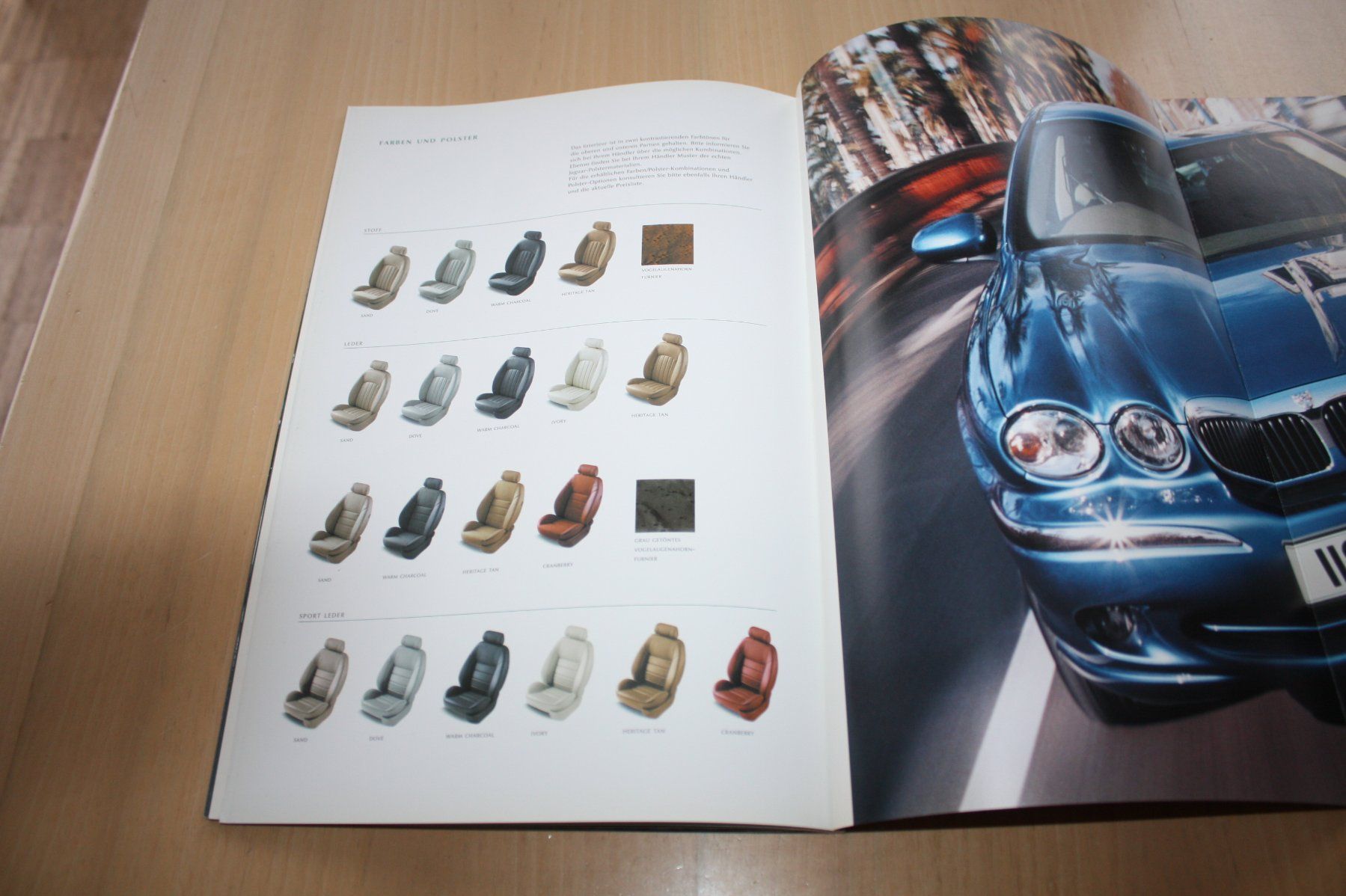 Jaguar Documenti: Jaguar S-Type CH-Broschüre/Prospekt Farben  11/2002 – Usato da Wikon venduto da erwin400 8