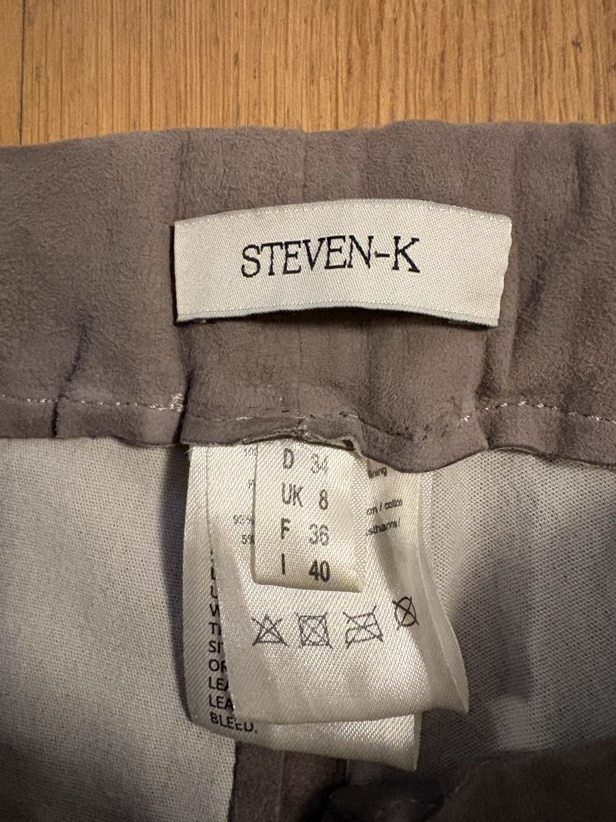 Pantaloni: Lederhose hellbraun, Gr. 34, Wildleder, Steven-K – Usato da Luzern venduto da esnimo66 4