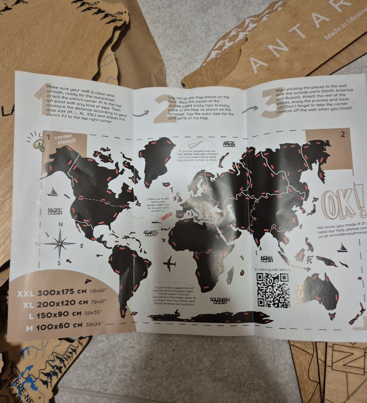 Tutte le decorazioni: Carte du Monde XL – Nuovo e nell'imballaggio originale da Yverdon-les-Bains venduto da Joy777 2