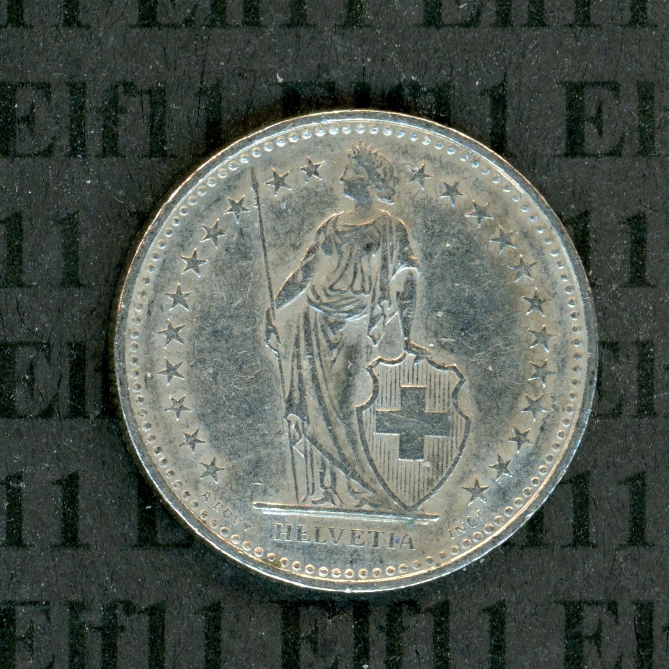 Tutti le monete: CHF___0.50 2001 -vz 50 Rappen – Usato da Widnau venduto da Elf11 1