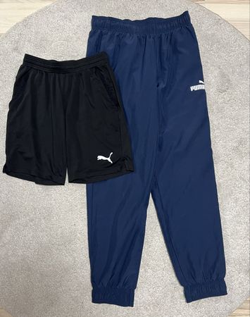 Puma Trainingshose und Shorts, Grösse S/M