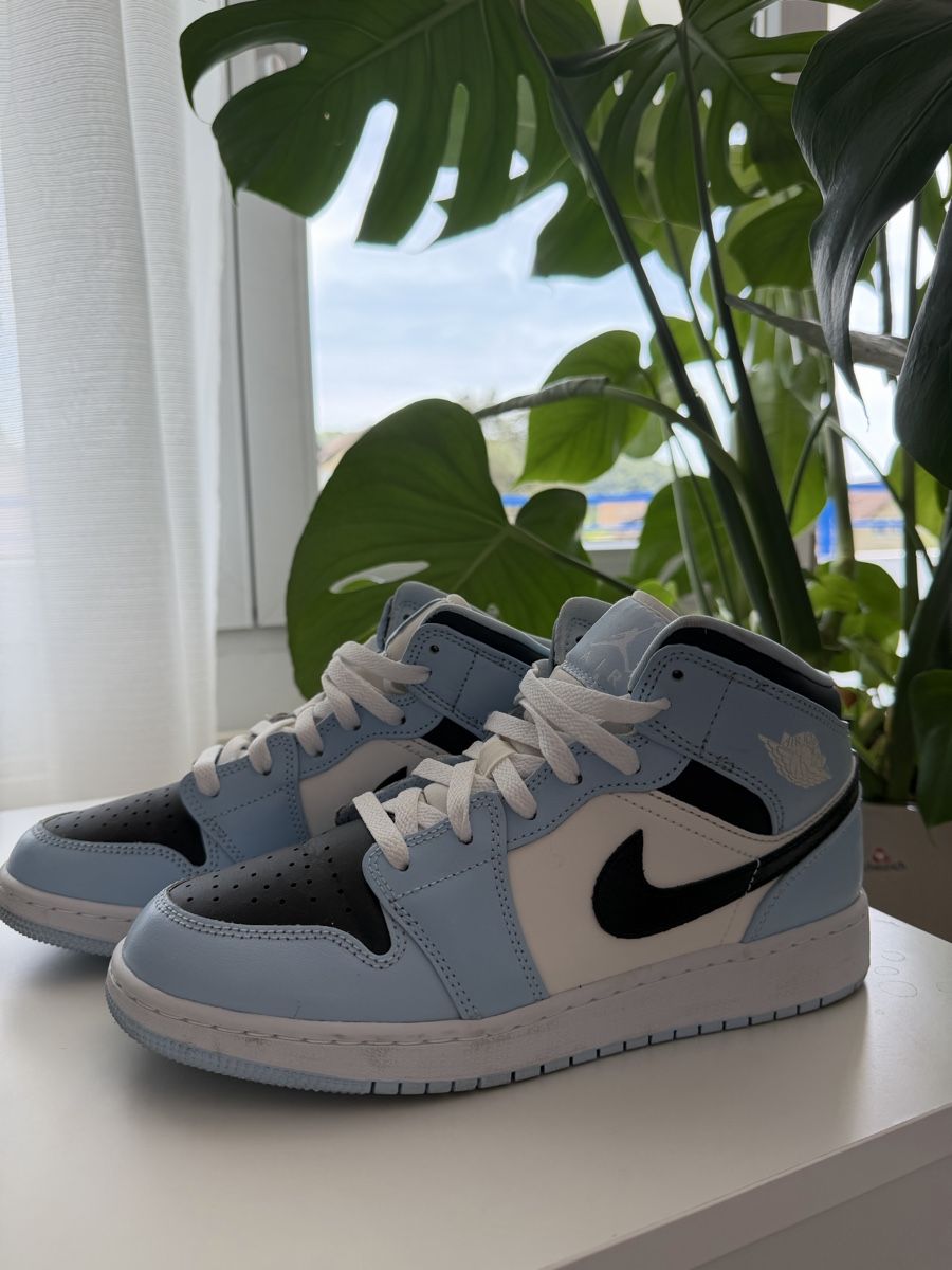 Jordan Scarpe da uomo: JORDAN 1 MID ICE BLUE (GS), 39 – Nuovo (secondo la descrizione) da Thayngen venduto da Fxbienne 3