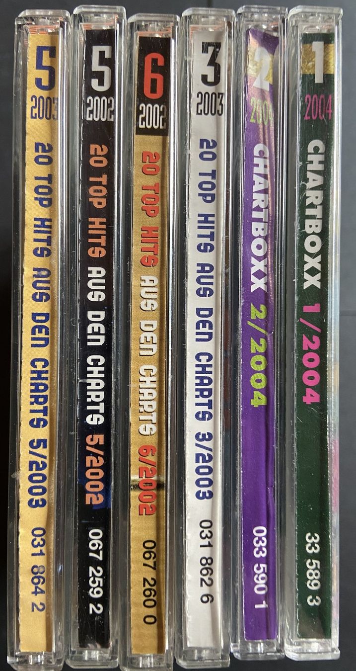 CD: 6 CD Chart Boxx + 3 CD Black Music – Usato da Böckten venduto da Hansi36 6
