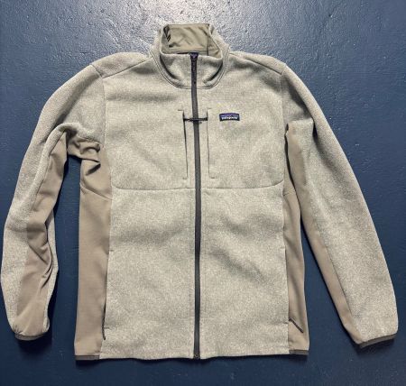 Patagonia Fleece Jacke grau Grösse L
