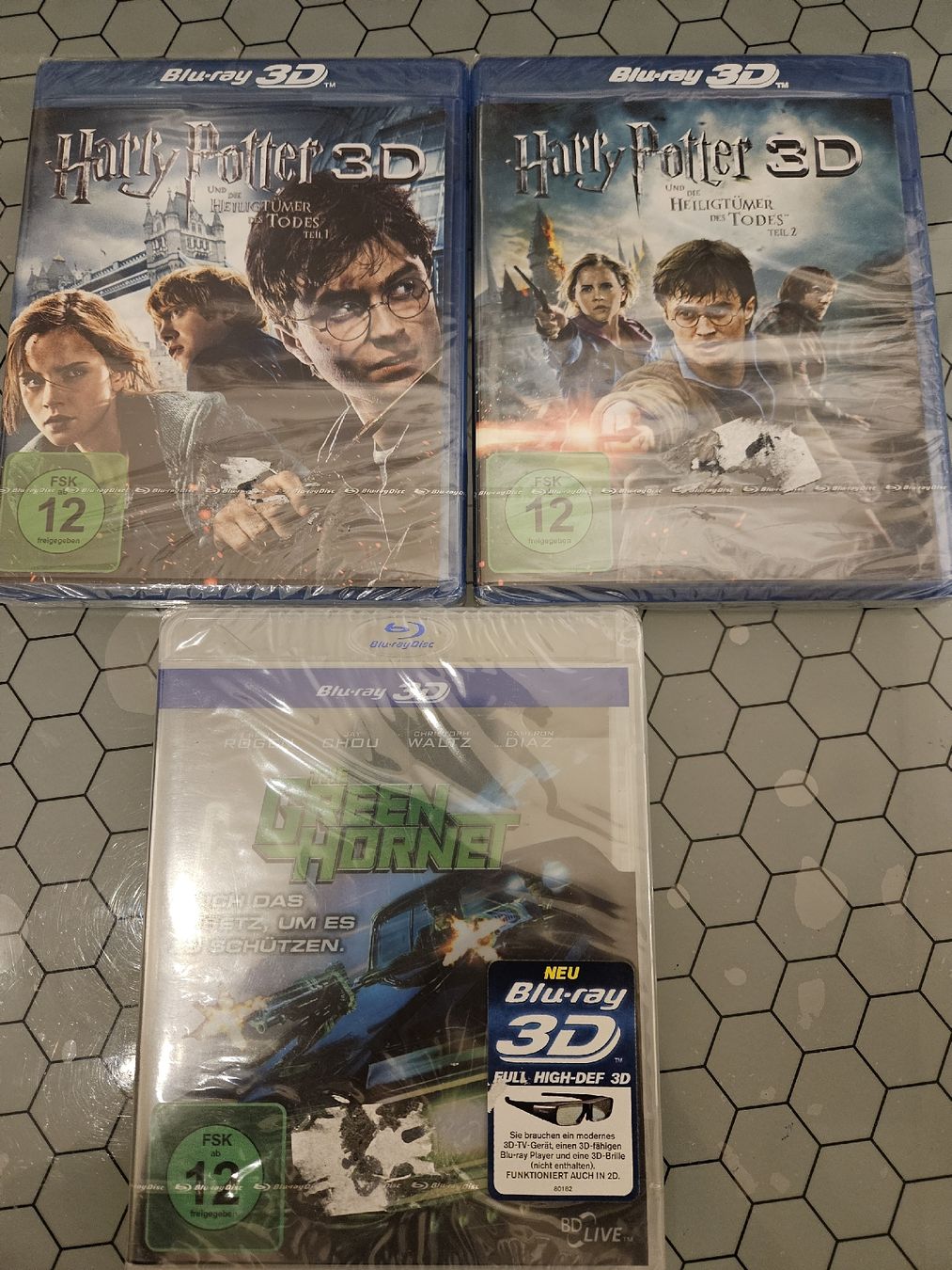 Tutti i DVDs: 3 BlueRay sous Blister  – Nuovo e nell'imballaggio originale da Genève venduto da Pedro67