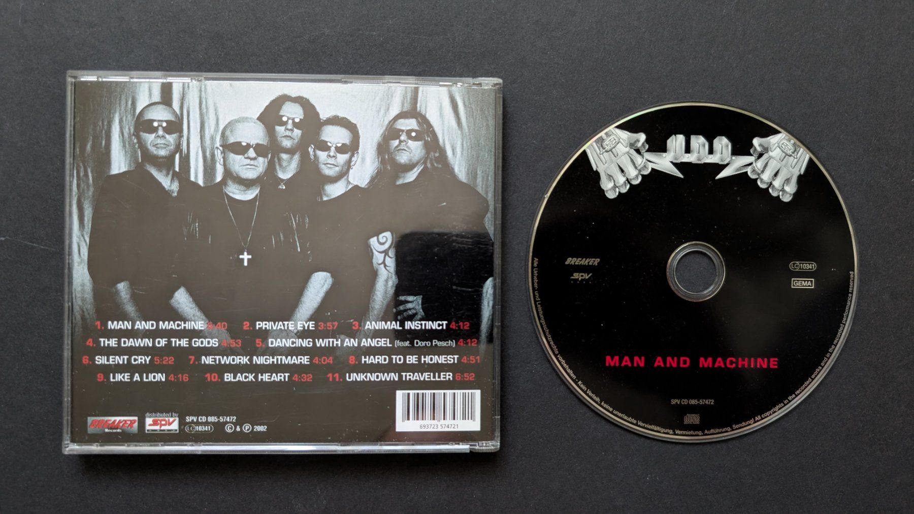 CDs: U.D.O. | Man and Machine | CD – D'occasion à Bottmingen par dan_c5wb 1