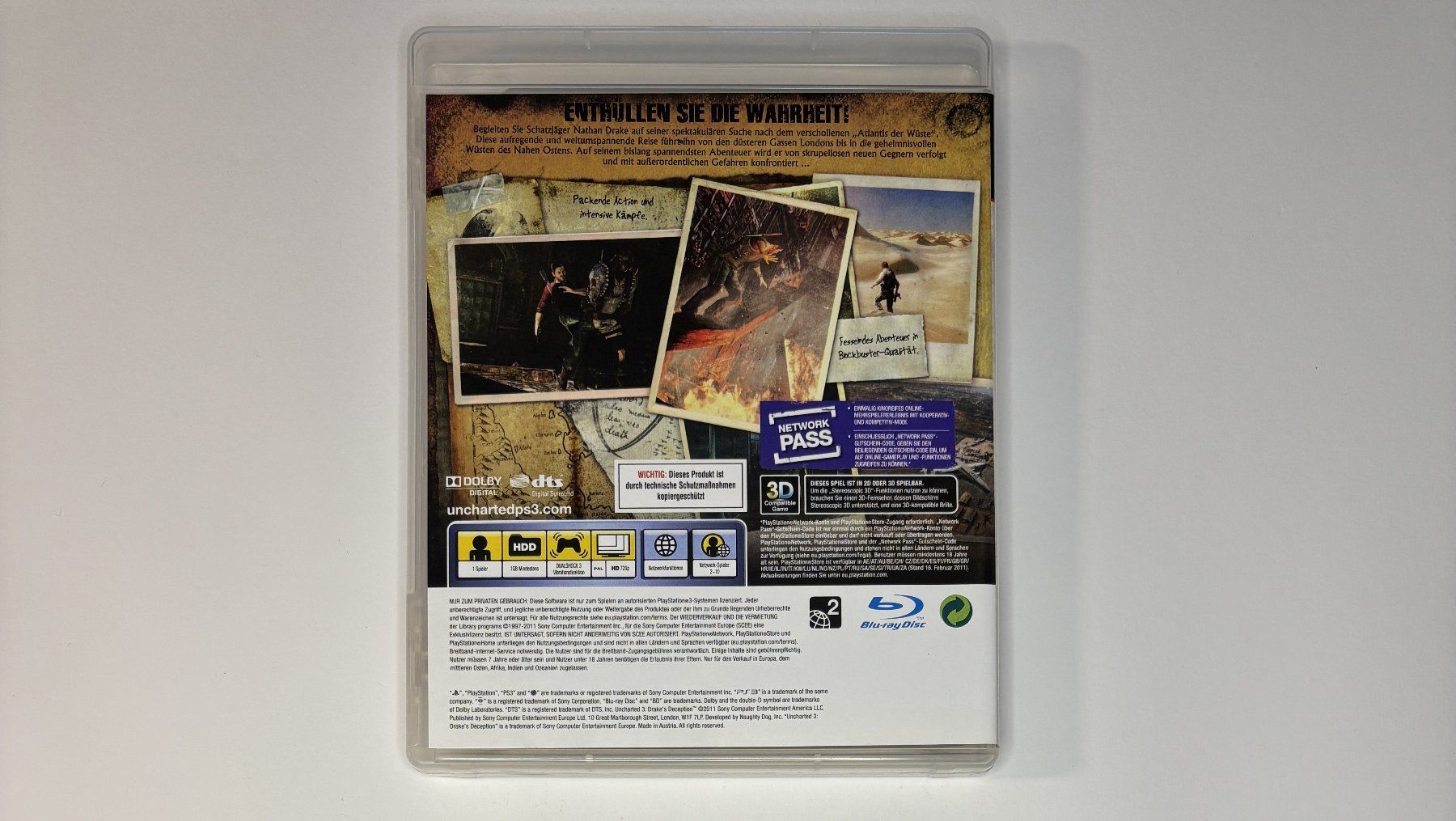 Giochi: PS3 - Uncharted 3: Drake's Deception – Usato da Allschwil venduto da Bullach 2