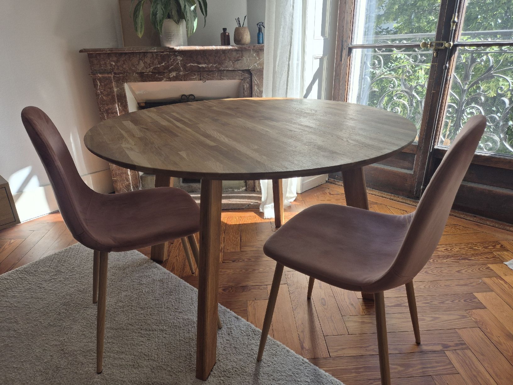 Tische: Table ronde en bois massif – Gebraucht aus Genève von cor_g6pf