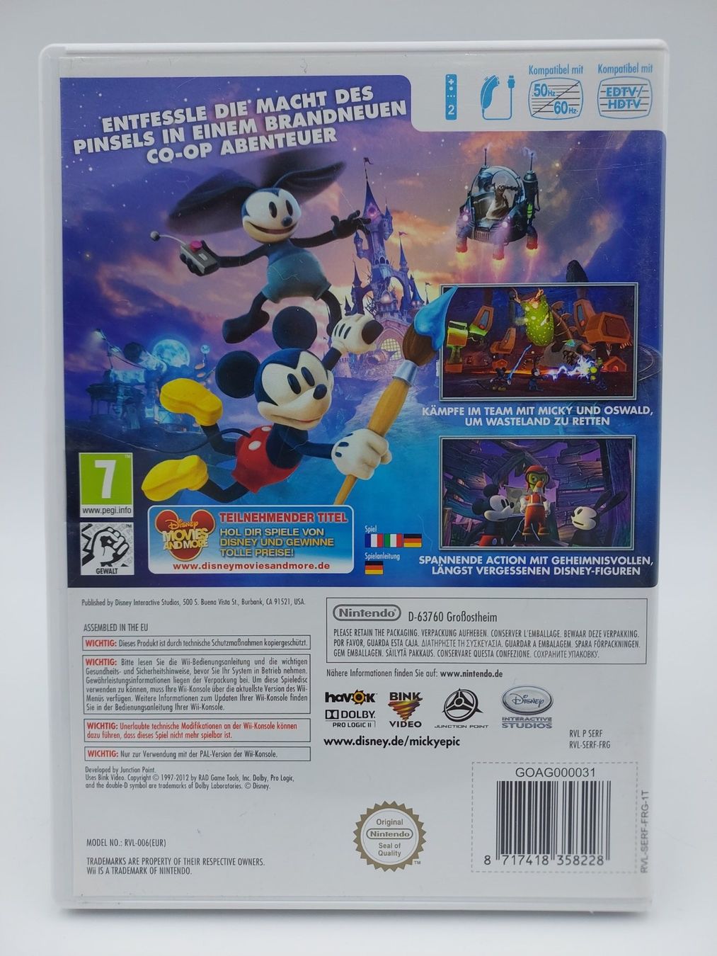 Nintendo Giochi: Micky Epic 2, Nintendo Wii – Usato da Wil SG venduto da Donaldus 1