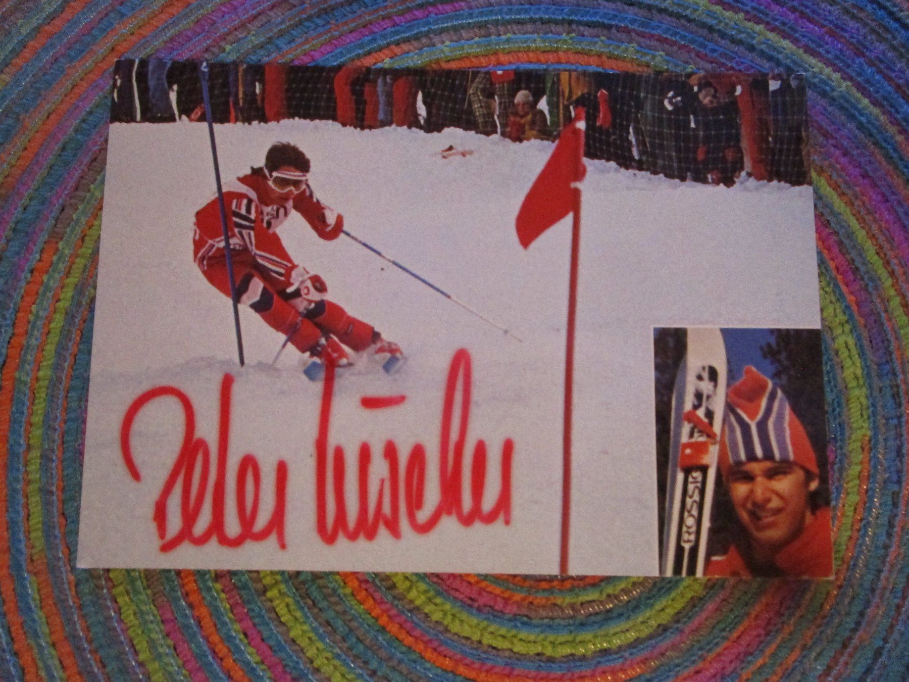 Autografi: PETER LÜSCHER CH SKIFAHRER AUTOGRAMM ORIGINAL – Usato da GUTENSWIL venduto da Alpina6