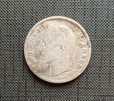 835er Silber NAPOLEON III Frankreich 1866