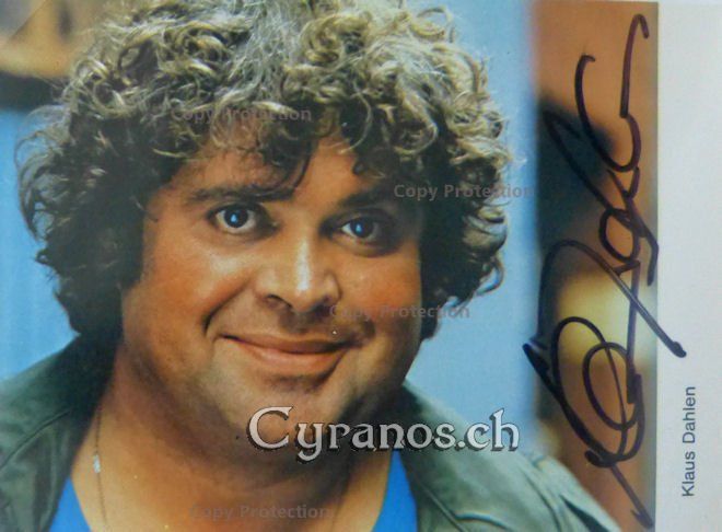 Autografi: Klaus Dahlen (1938-2006) Schauspieler - Autogramm – Usato da Dietikon venduto da cyranos1