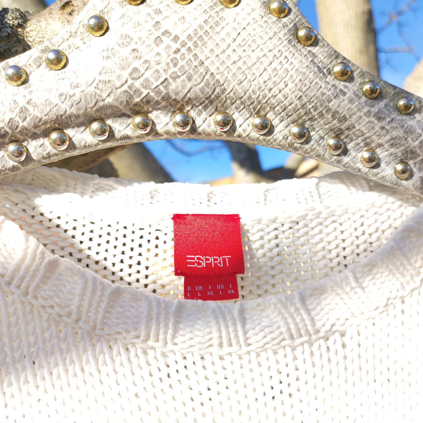 Maglioni & Felpe: Pull blanc en maille "Esprit" – Usato da Riaz venduto da cam_x5xs 6