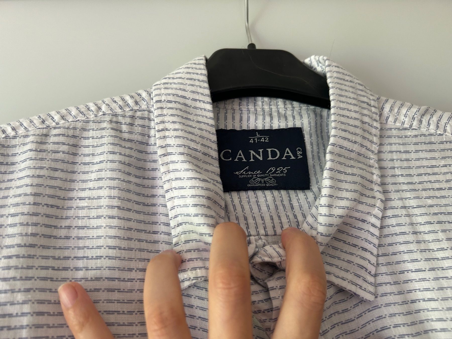 C&A Camicie: 100% Linen Men shirt Size L – Usato da Muzzano venduto da Sidney_3 1