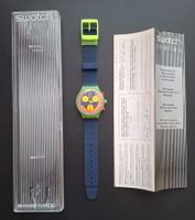 SWATCH CHRONO "Grand Prix" 1992 FULL SET - neu - ungetragen