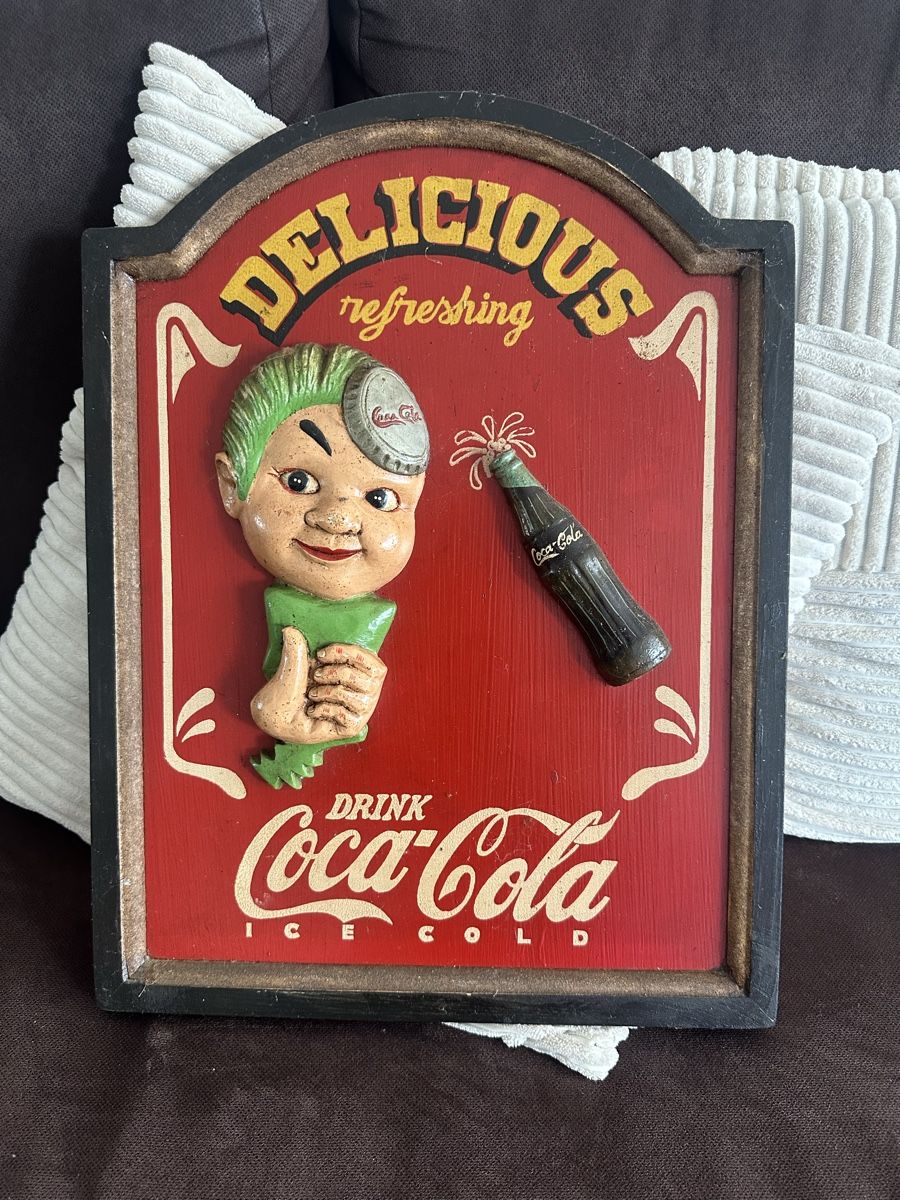 Coca-Cola Tutte le decorazioni: Coca Cola Werbung tafeln  – Usato da Altendorf venduto da Ama123