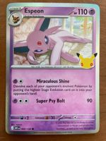 Pokemon Espeon Holo 30 Jahre (Versand gratis)