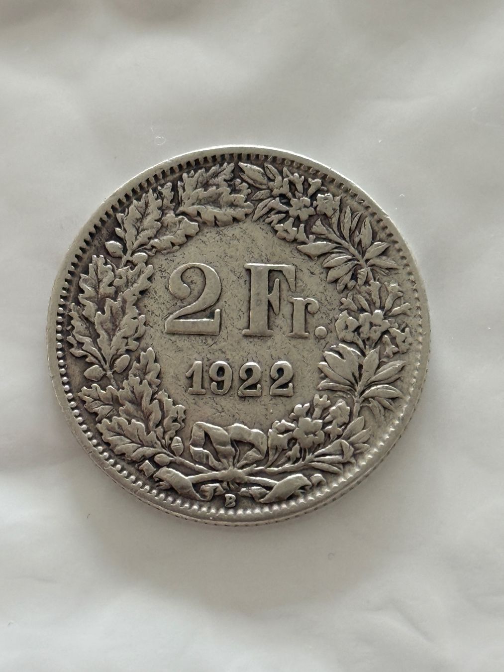 Alle Münzen: 2 Franken 1922  Silber, Rar – Gebraucht aus Wallisellen von SWISS_SILVER1 1