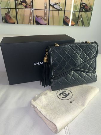 Chanel Matelassé Double Flap era Lagerfeld 🖤🤩
