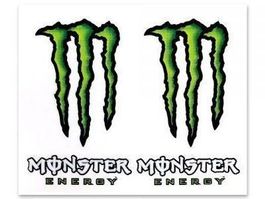Monster Energy Aufkleber Sticker 2teilig