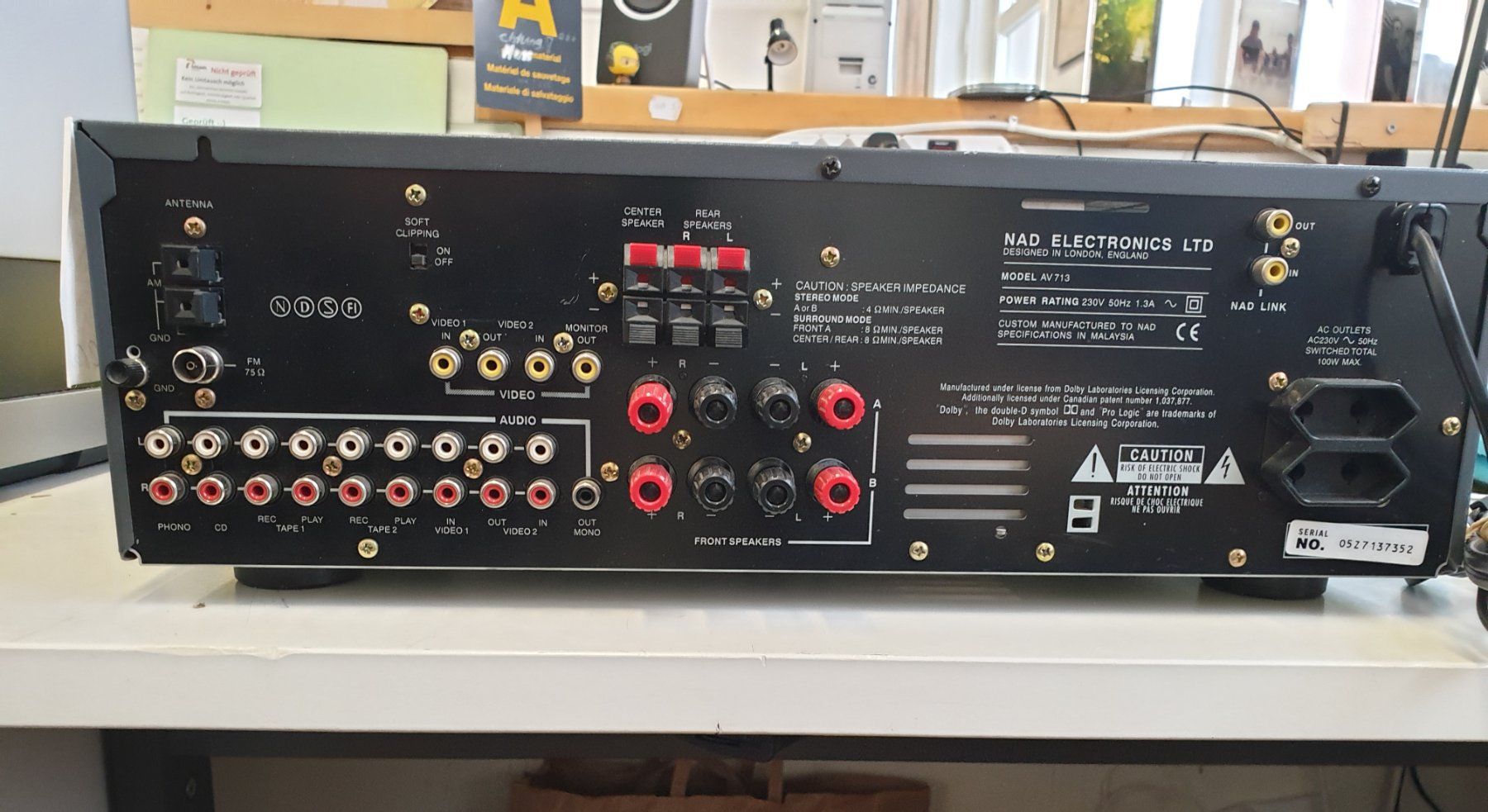 Nad Ricevitori: Receiver NAD AV 713 – Usato da Herisau venduto da amn123 2
