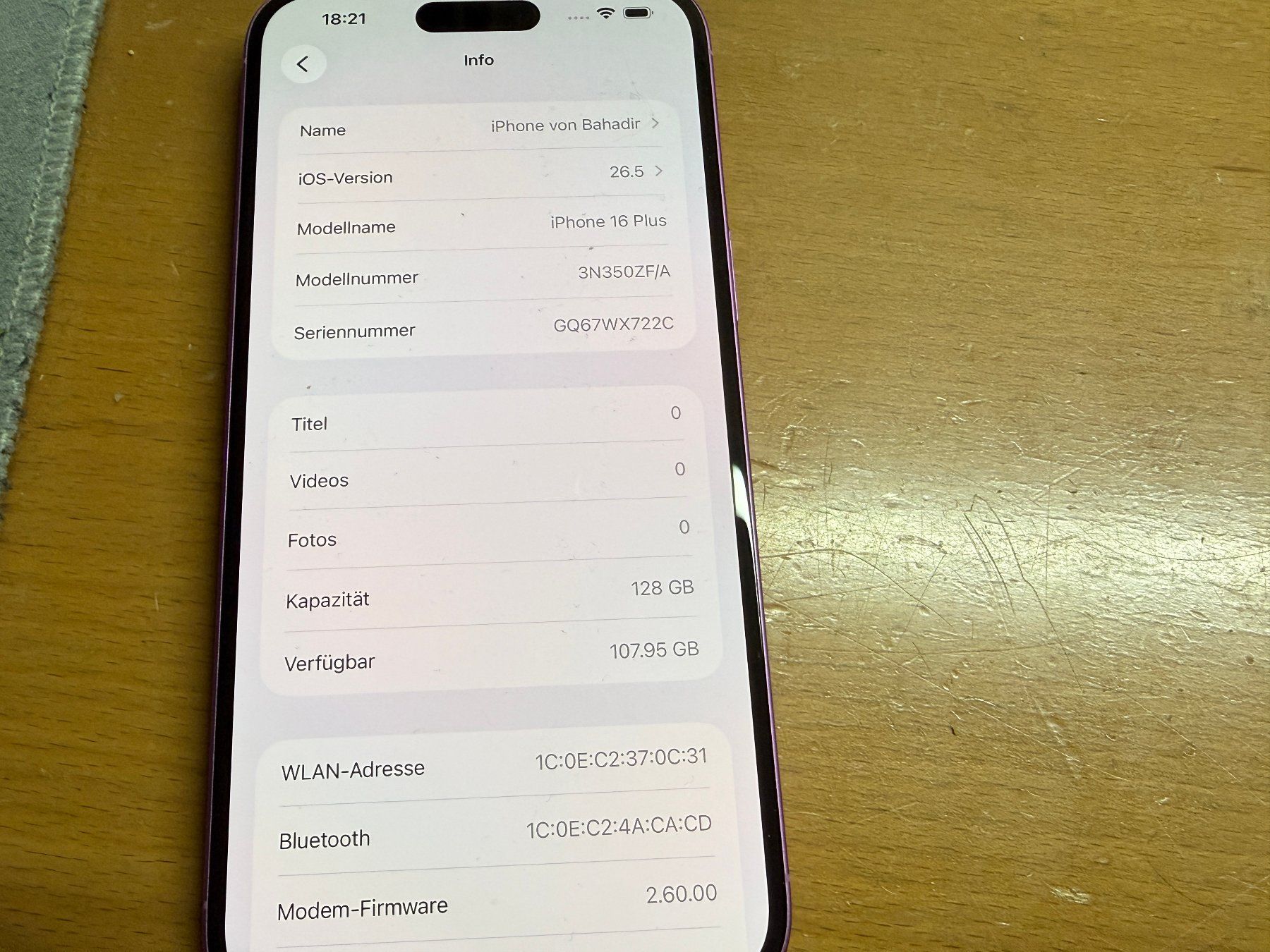 Apple Portables: Iphone 16 Plus 128Gb – D'occasion à Au SG par bah_6f5w 5