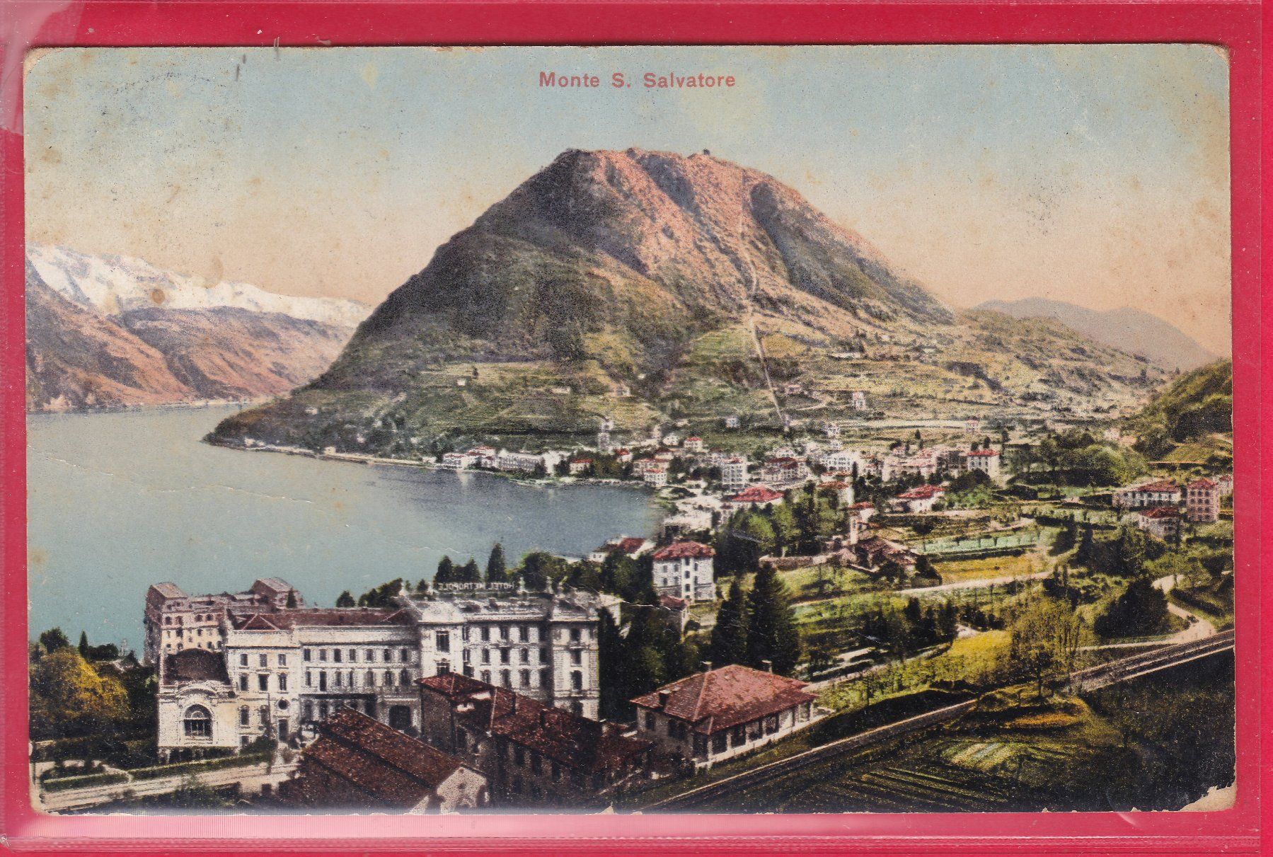 Cartoline postali: MONTE SAN SALVATORE, 26.7.1919 – Usato da Oberrieden venduto da Gebirgsstelze