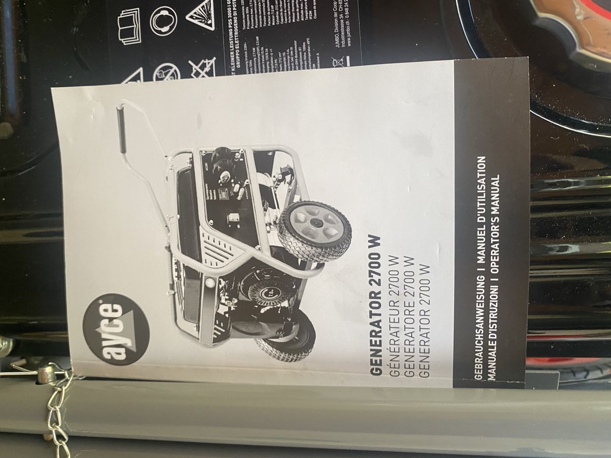 Stromgeneratoren: AYCE Generator 2700W, Neu. Benzin, Stromerzeuger – Neu (gemäss Beschreibung) aus Stallikon von hexe14 4
