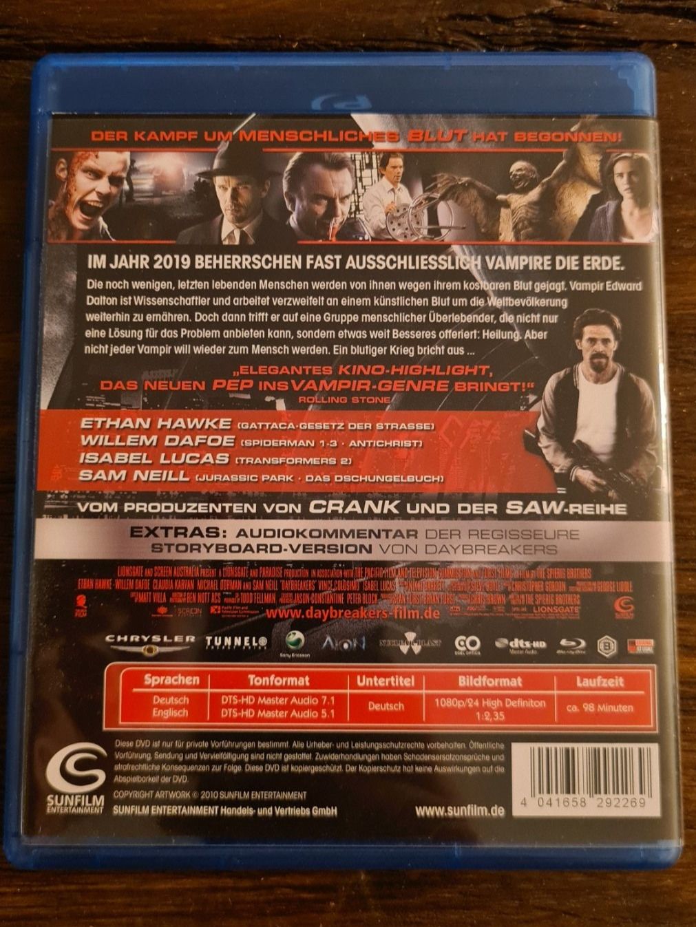 Tous les DVDs: Daybreakers – Neuf (Voir description) à Oberkirch LU par ThE_CoLLecTor666 1