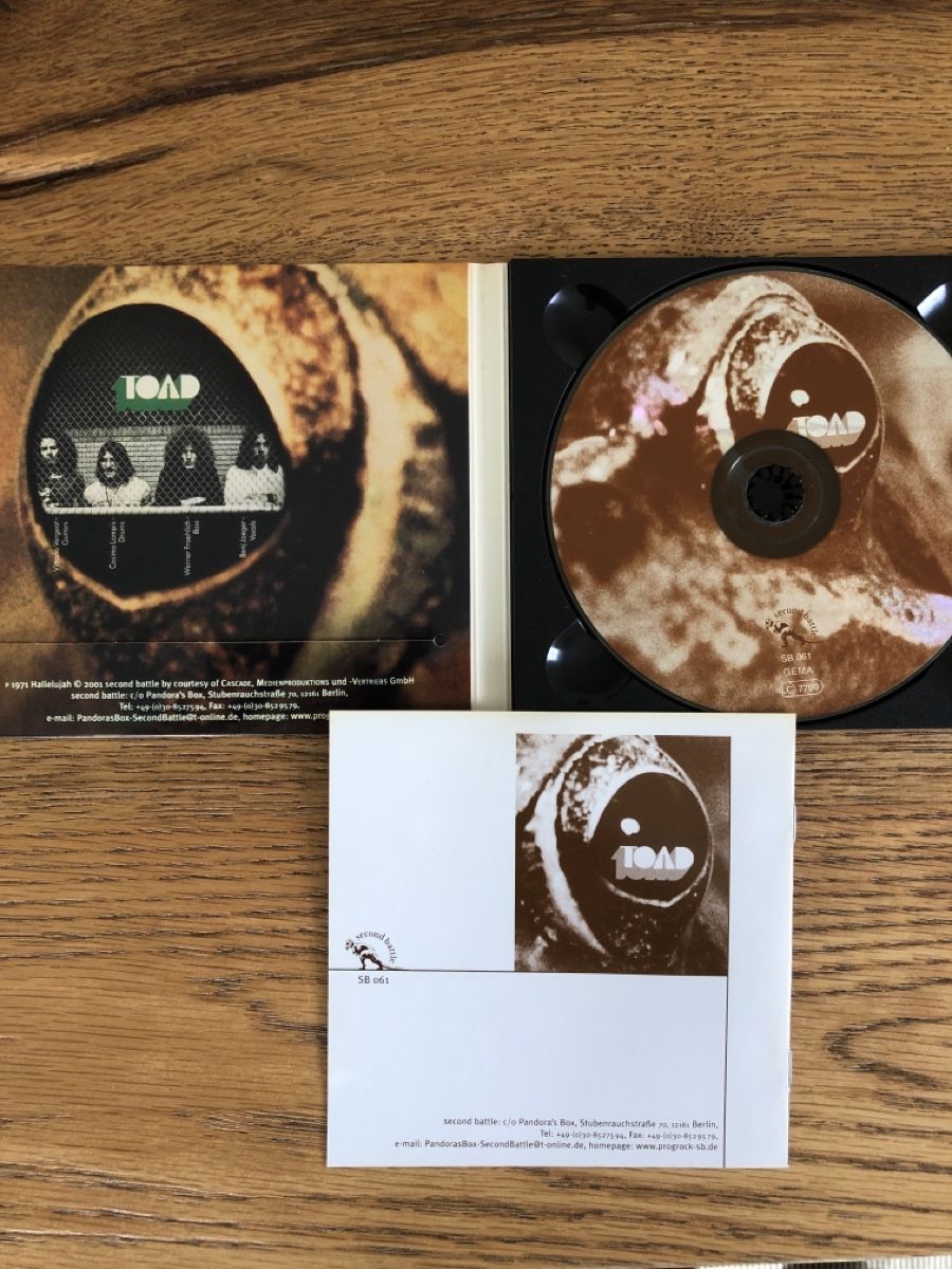 CD: Toad - Self Titled (1971/2001) – Usato da Embrach venduto da rocky84 3