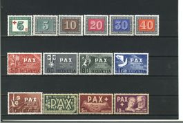 1945, Pax **, SBK 500.–, inkl. W24