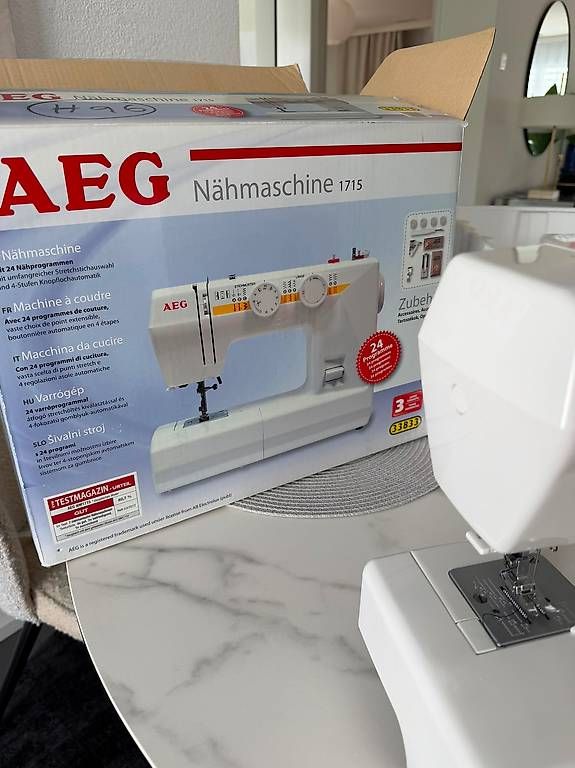Macchine da cucire: AEG 1715 Nähmaschine mit OVP  24 Programme – Usato da Otelfingen venduto da kan_cs56