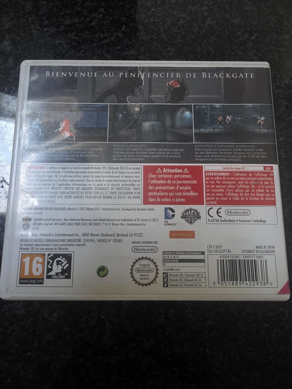 Giochi: Batman Blackgate Nintendo 3DS – Usato da Chavornay venduto da Crash37 1