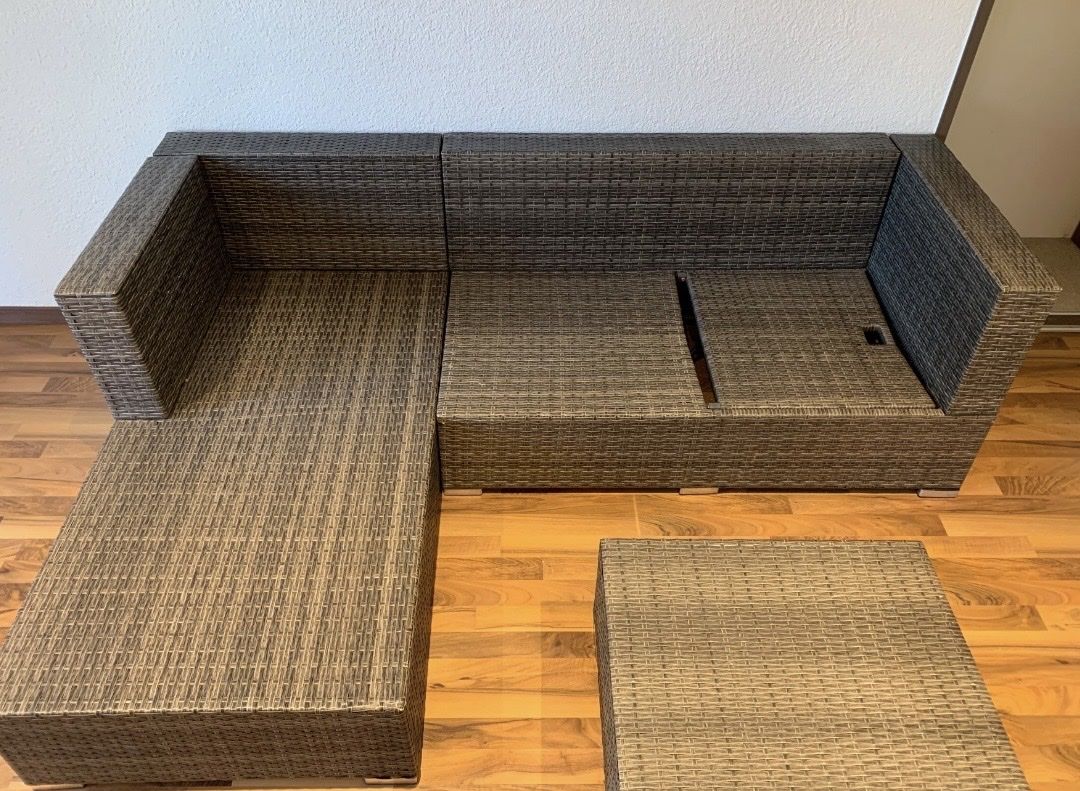 Divani: Gartenlounge Polyrattan mit Tisch – Usato da Kriens venduto da joel.barmettler 4