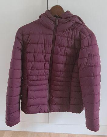 Winterjacke Damen mit Kapuze (aubergine)