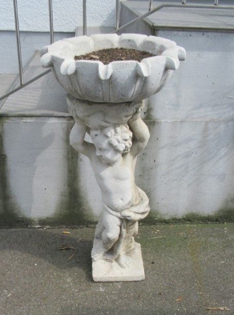 Figur aus Beton Engel mit Schale Kaufen auf Ricardo