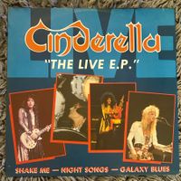 CINDERELLA „The Live E.P.“ 12“ VINYL RAR HAIR SLEAZE BLUES