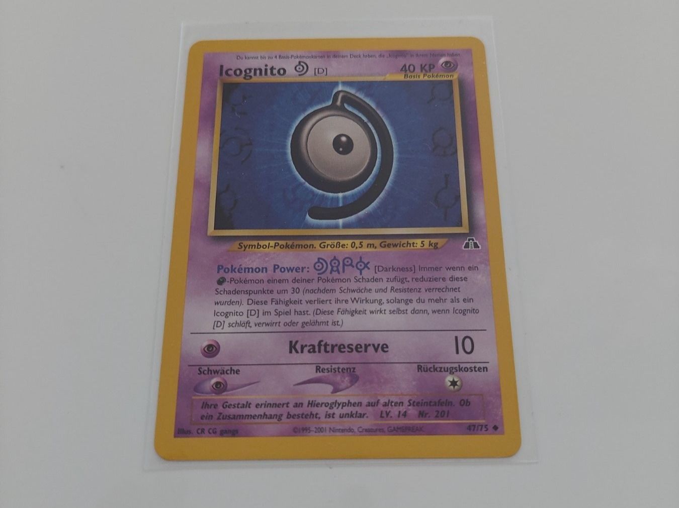Karten: Icognito "D" – Neu (gemäss Beschreibung) aus Köniz von Pokecollect