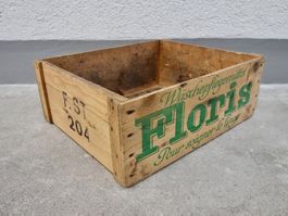 alte Holzkiste Kiste Seifenkiste FRIEDRICH STEINFELS FLORIS